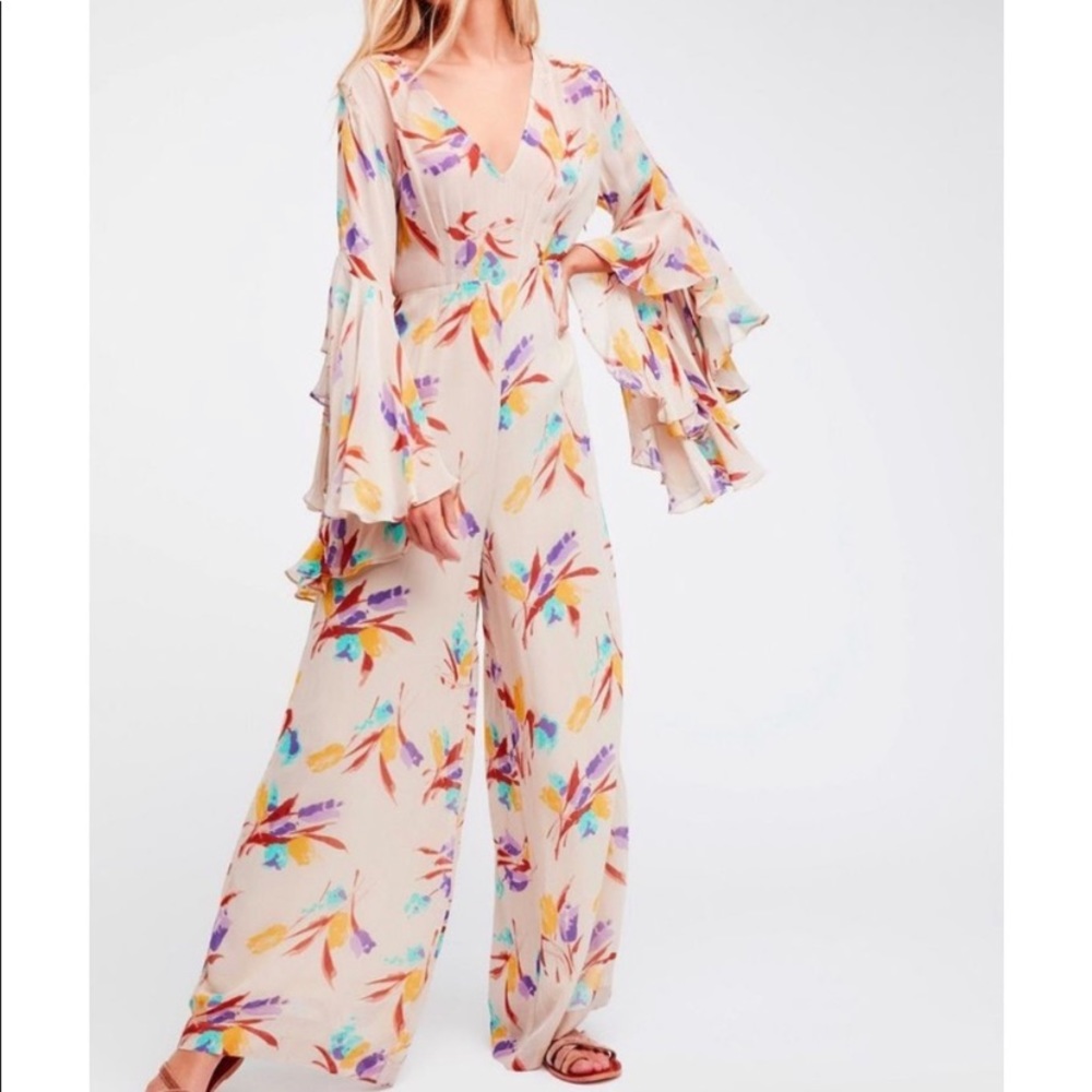 NWT Free People Timo X Tulip Jumpsuit S